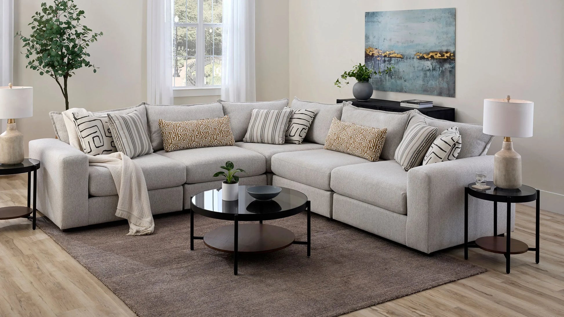 Durango Pewter Sectional