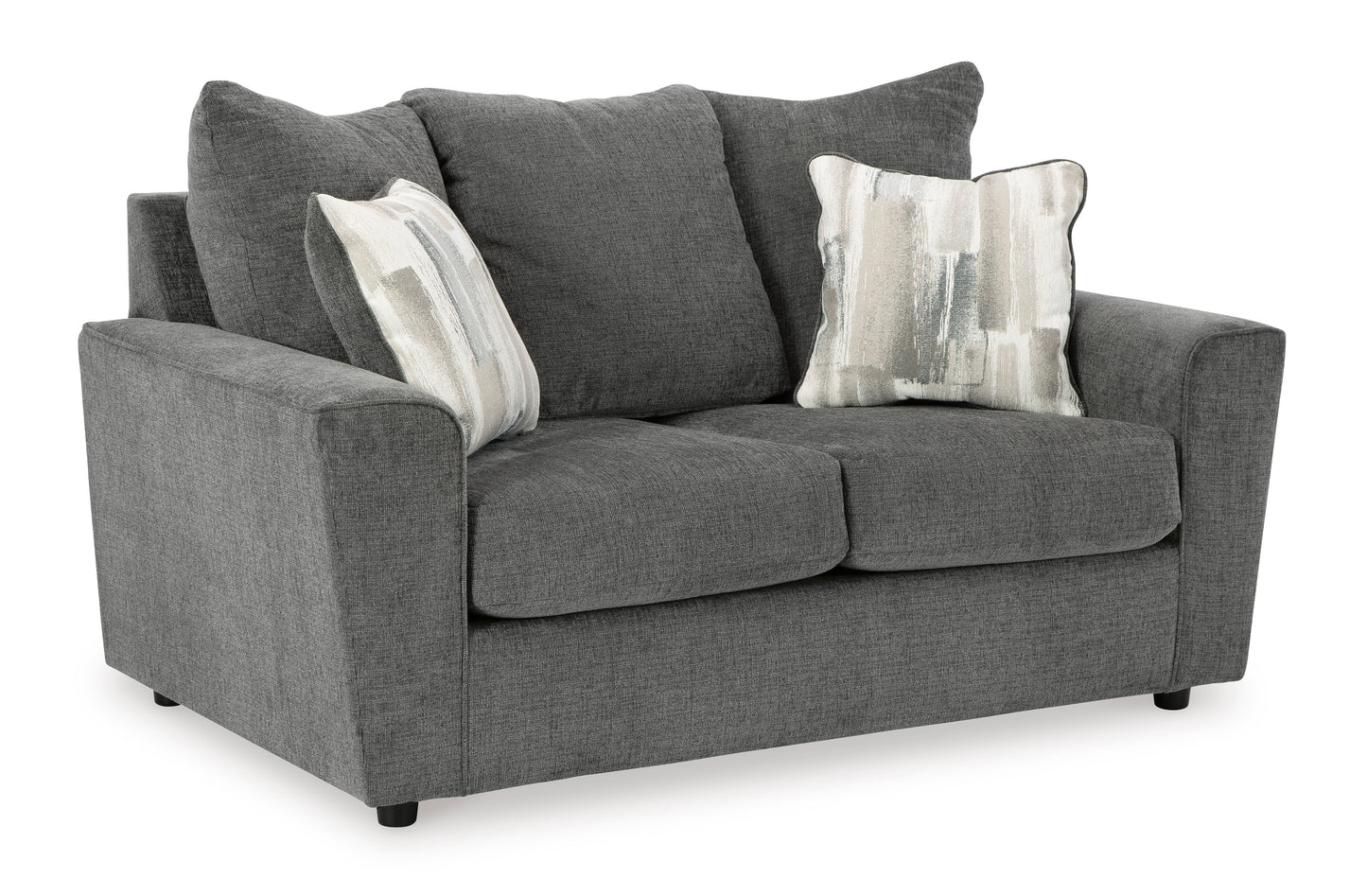 Stairatt loveseat gravel