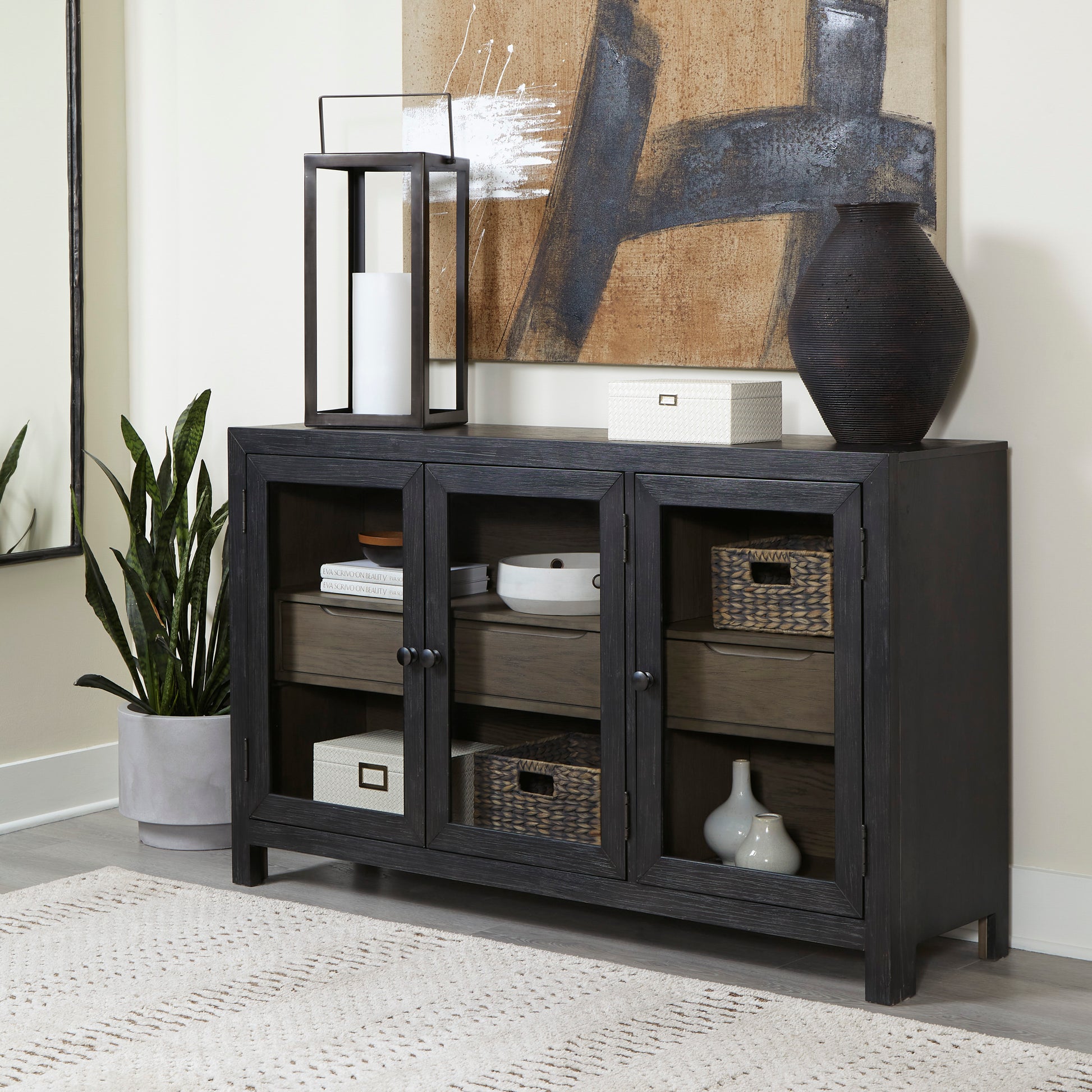 Lenston 3 Door Accent Cabinet