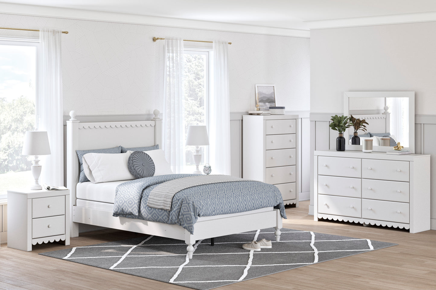 Mollviney bedroom furniture set