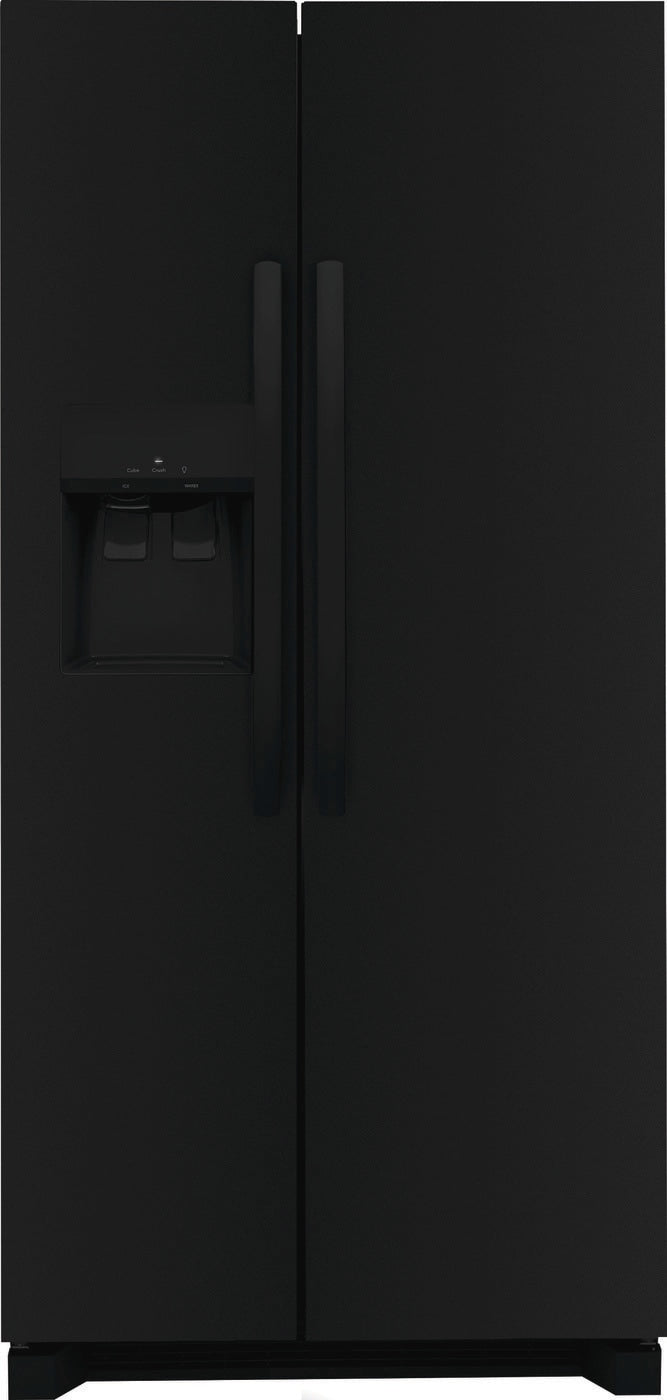 CROSLEY 22.3 Cubic Foot Side -By-Side Refrigerator with LED Lighting
Crushed/Cubed Ice Dispenser
Door Alarm
Adjustable Glass Shelving
Color: Stainless Steel