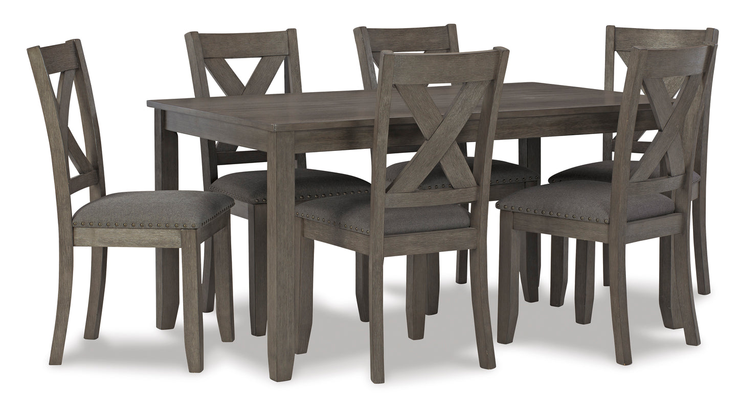 Caitbrook dining room table with chairs
