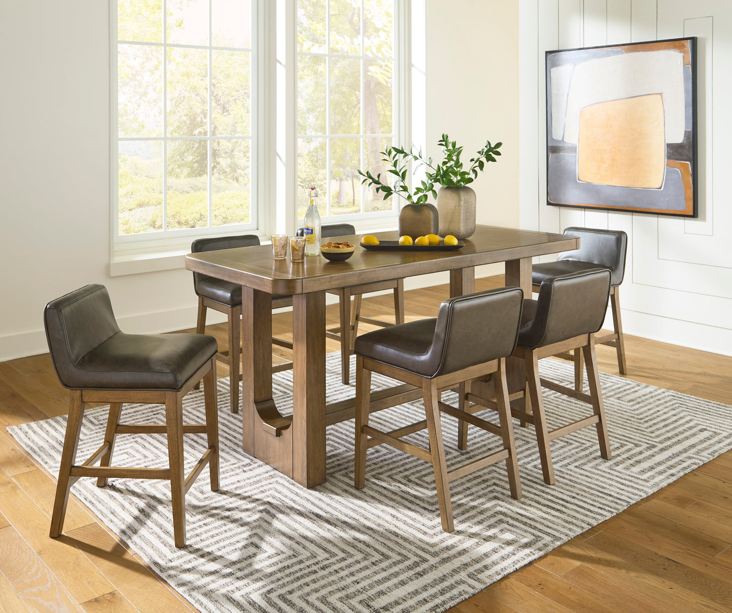 Cabalynn counter height dining room collection
