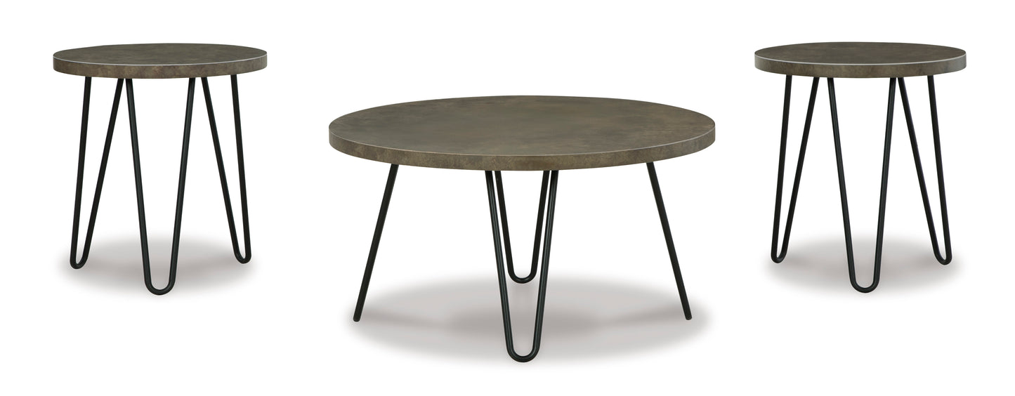 Hadasky coffee table and two end tables set
