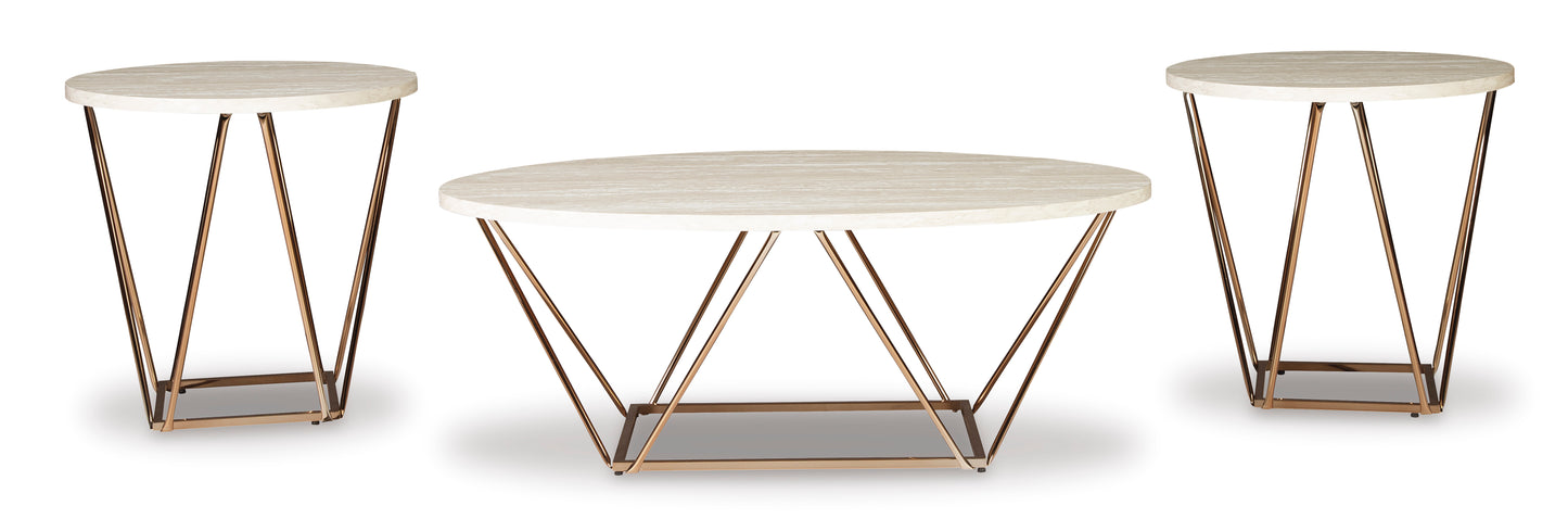 Tarica coffee table and two end tables