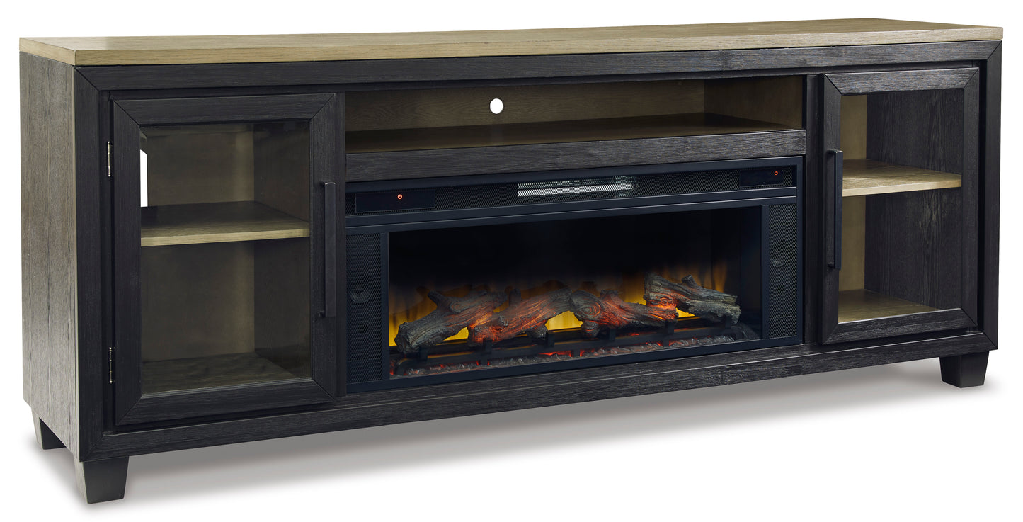 Foyland TV Stand with Fireplace